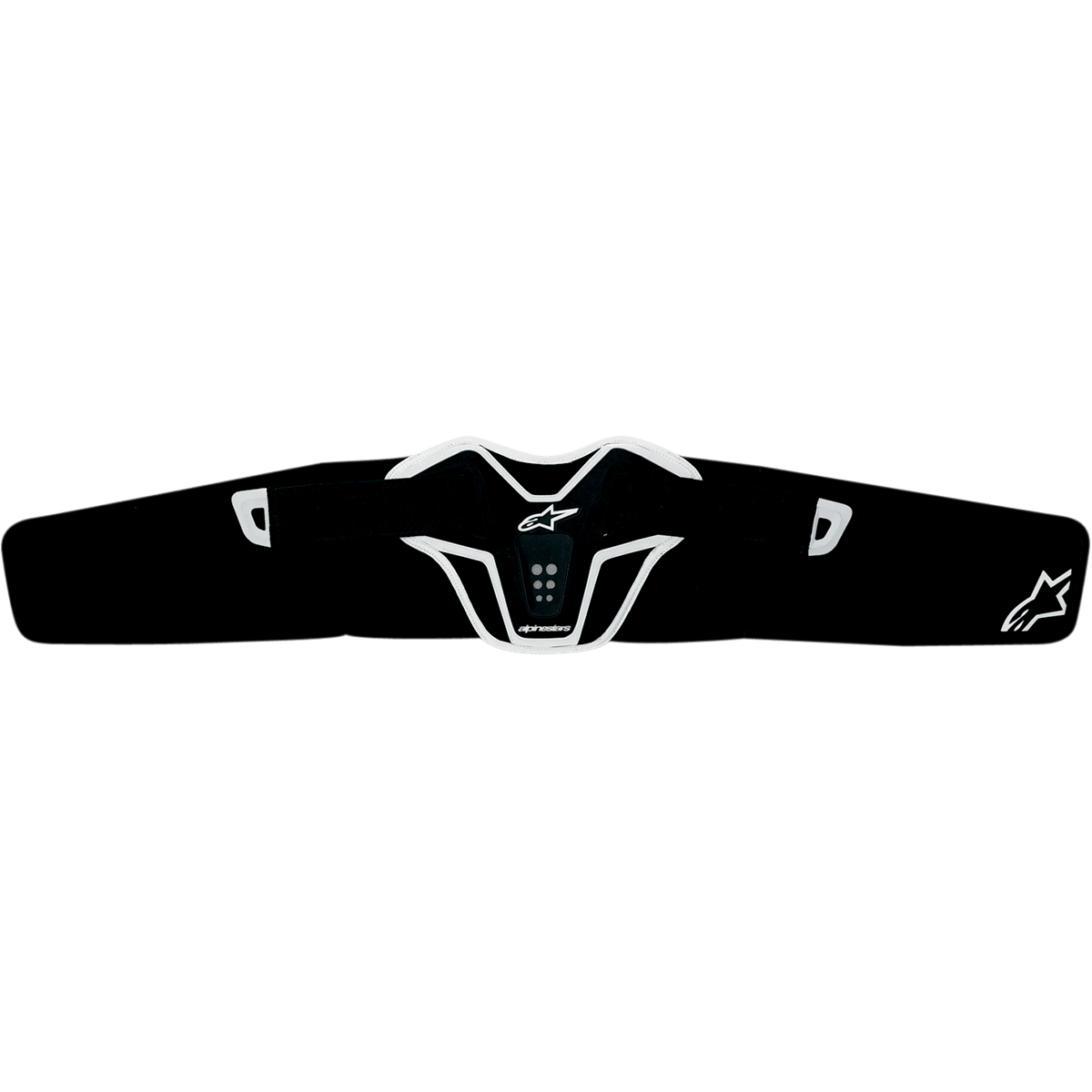 SATURN KIDNEY BELT - BLACK/WHITE Alpinestars motocross kit