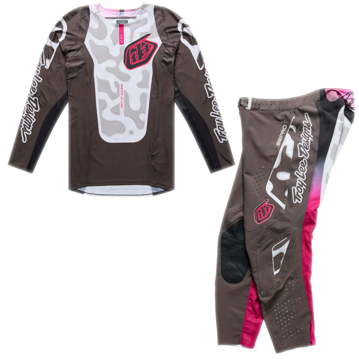 Troy Lee Designs Se Pro Kit Combo - Myth Dark Olive / Pumice