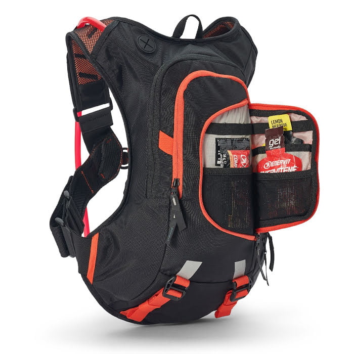 USWE RAW 8 HYDRATION BACKPACK - BLACK/ORANGE