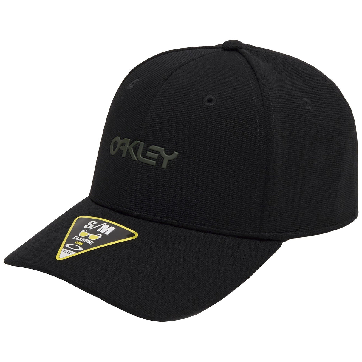 Oakley 6 Panel Stretch Cap - Metallic Blackout