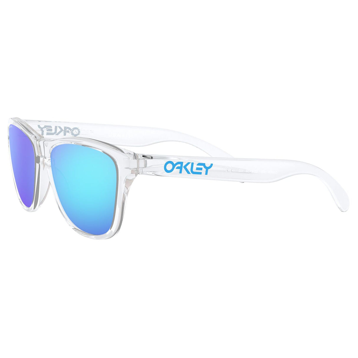 Oakley Frogskins XS Youth Sunglasses - Clear / Sapphire Prizm Lens