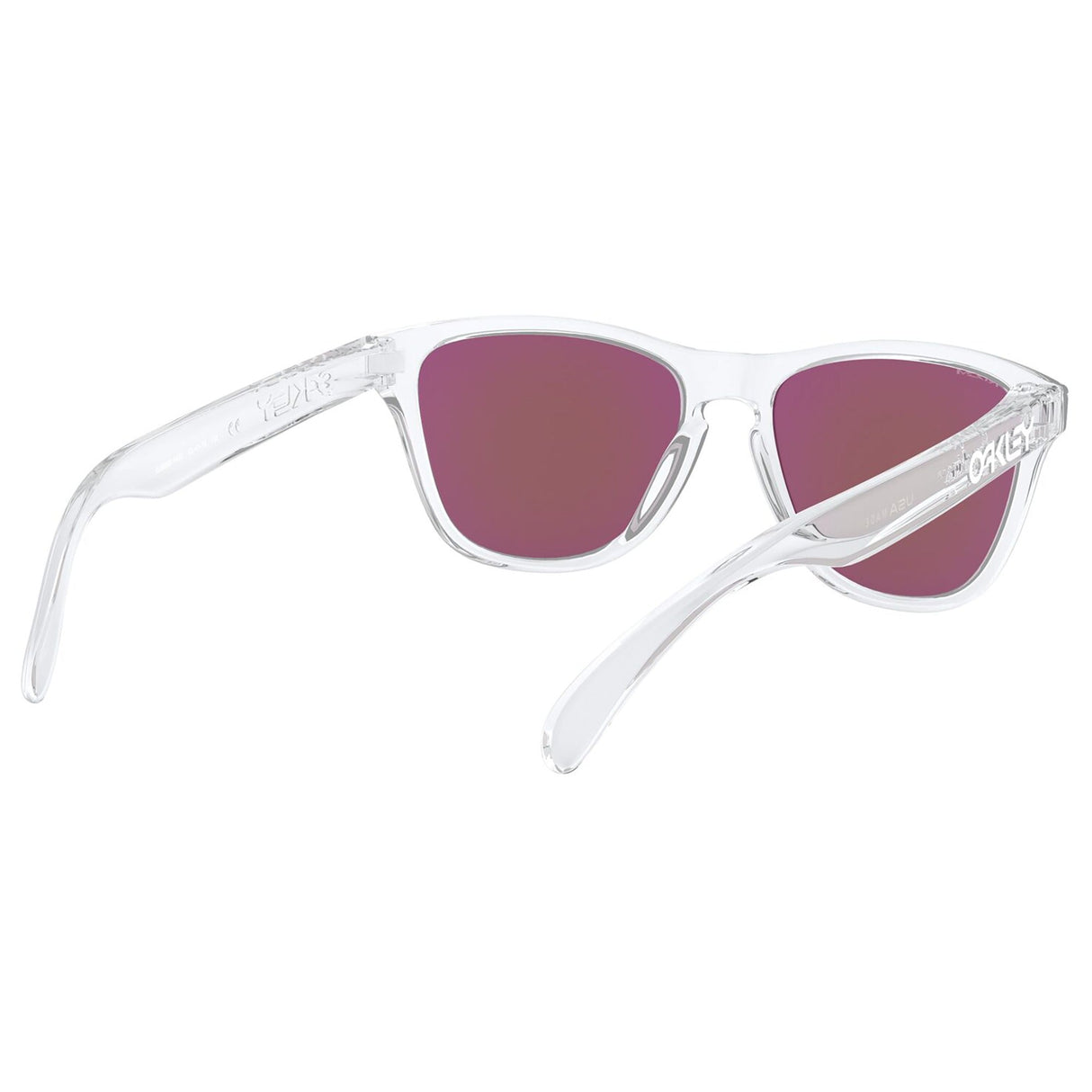 Oakley Frogskins XS Youth Sunglasses - Clear / Violet Prizm Lens