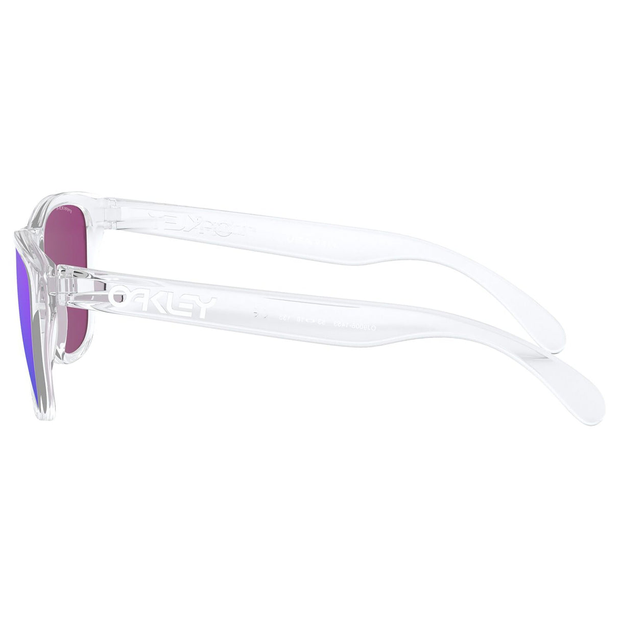 Oakley Frogskins XS Youth Sunglasses - Clear / Violet Prizm Lens