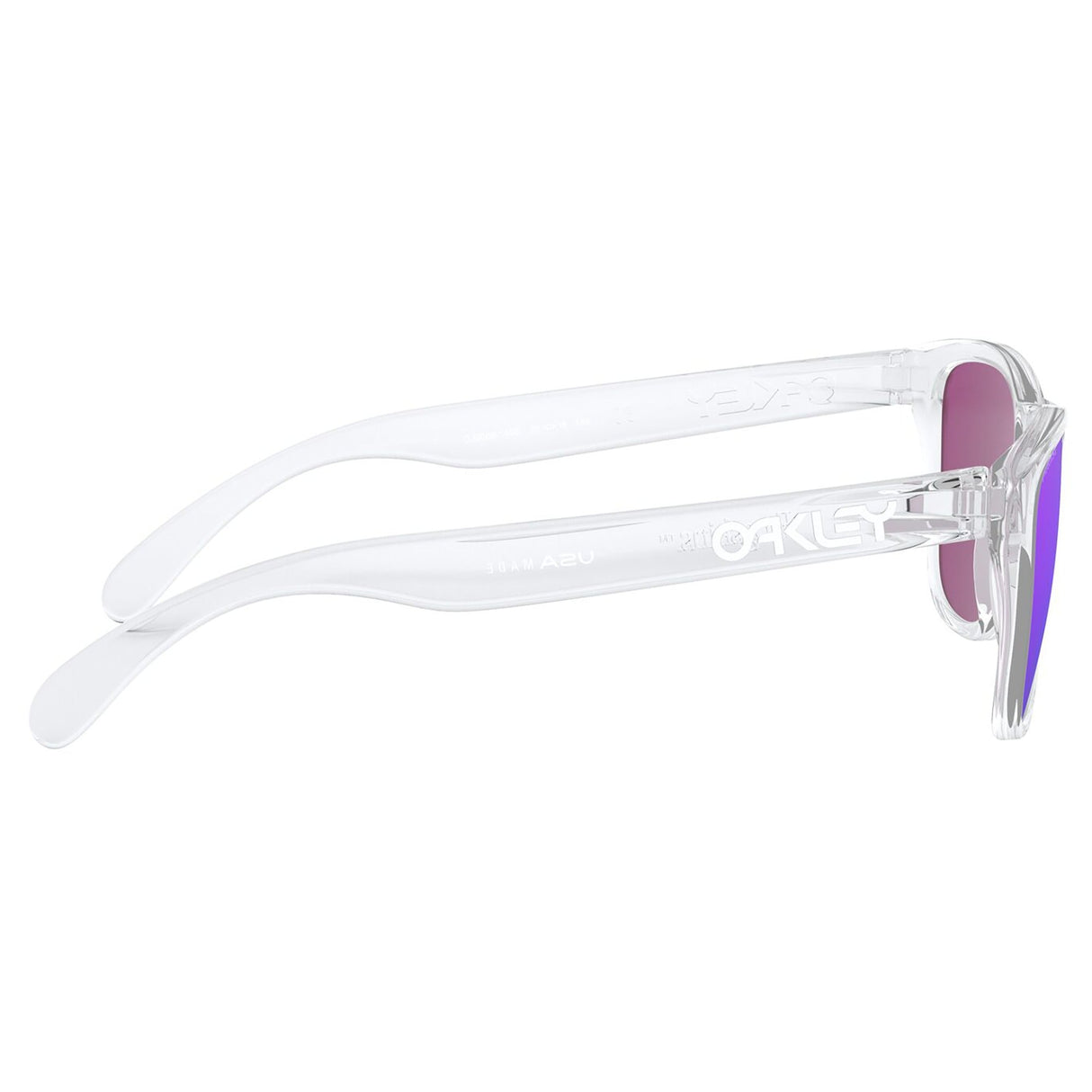Oakley Frogskins XS Youth Sunglasses - Clear / Violet Prizm Lens