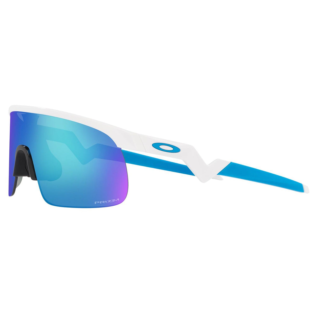 Oakley Resistor Youth Sunglasses - Polished White / Prizm Sapphire Lens