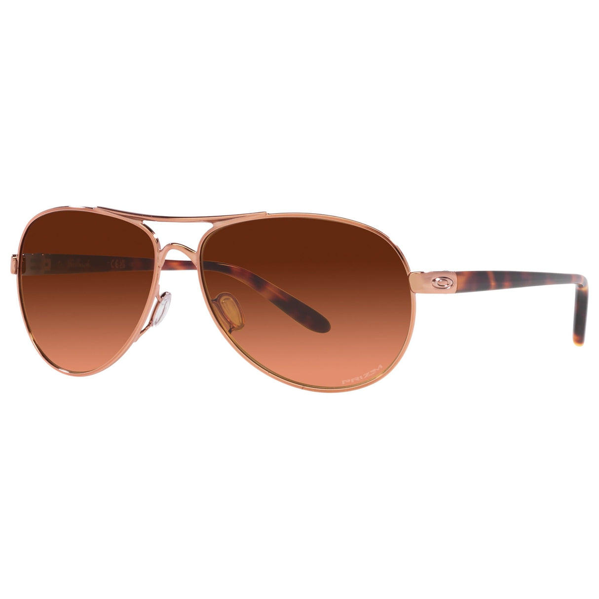 Oakley Feedback Women Sunglasses - Rose Gold / Prizm Brown Gradient