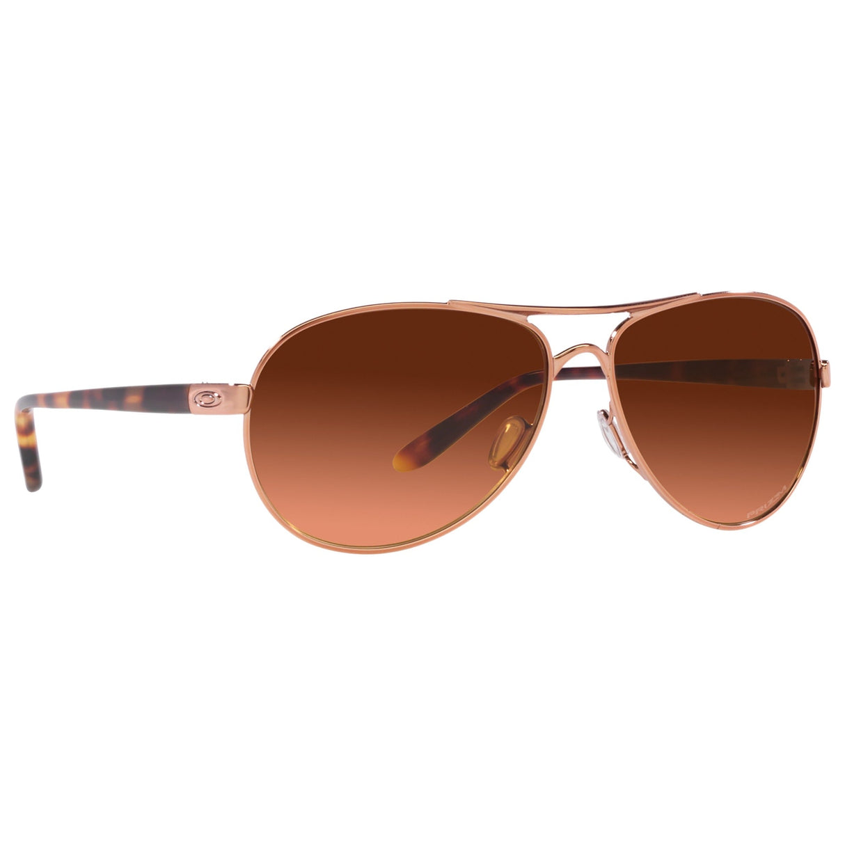 Oakley Feedback Women Sunglasses - Rose Gold / Prizm Brown Gradient