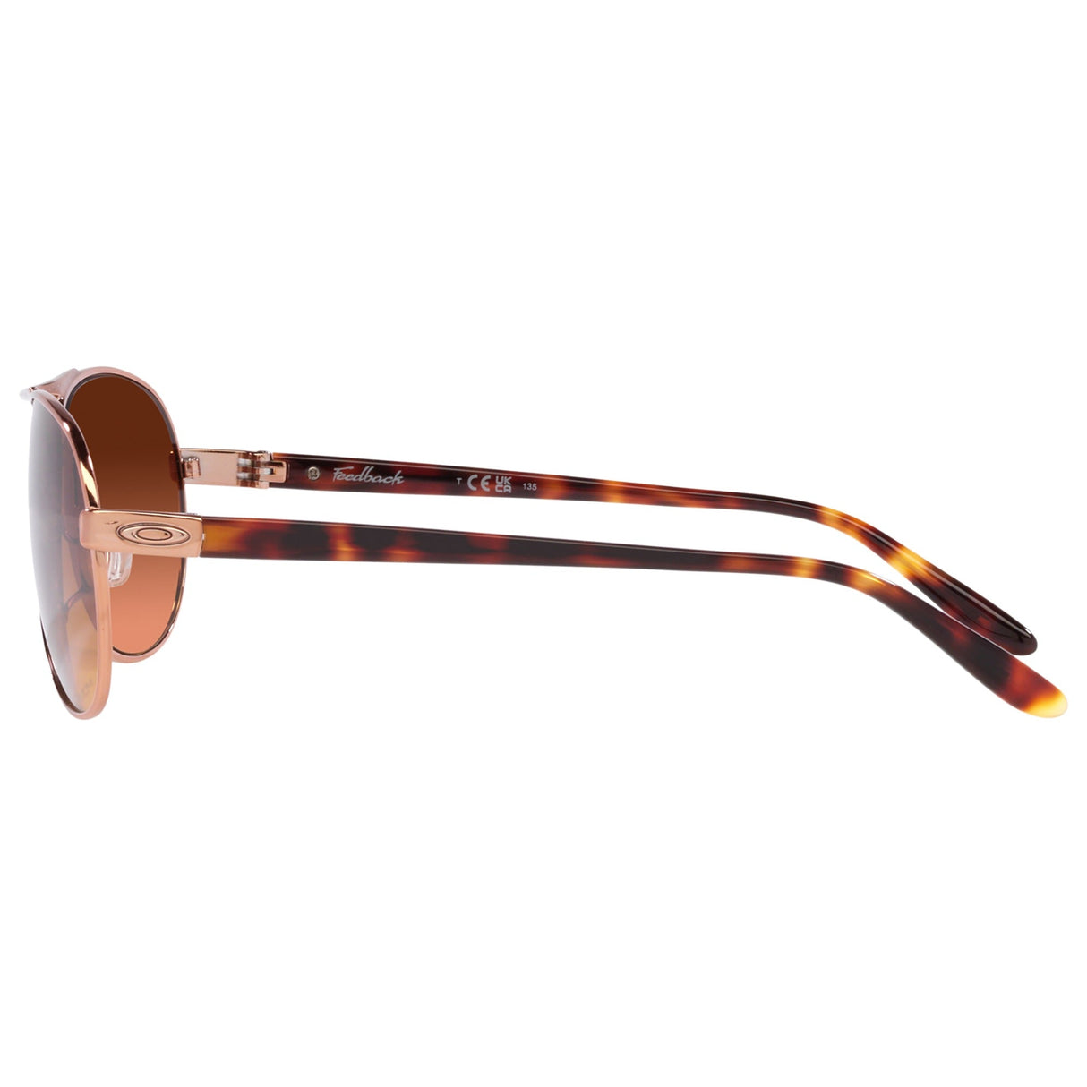 Oakley Feedback Women Sunglasses - Rose Gold / Prizm Brown Gradient