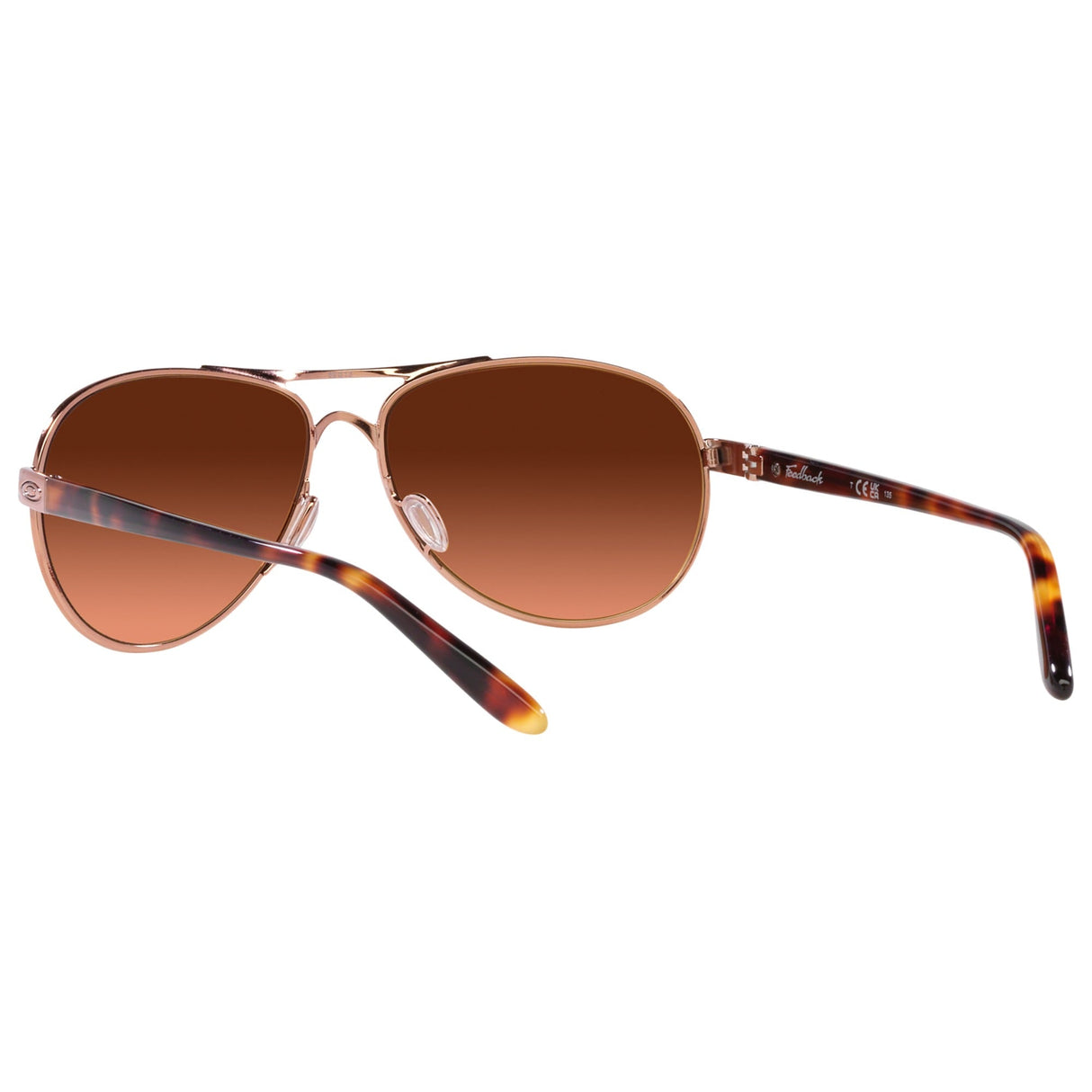 Oakley Feedback Women Sunglasses - Rose Gold / Prizm Brown Gradient