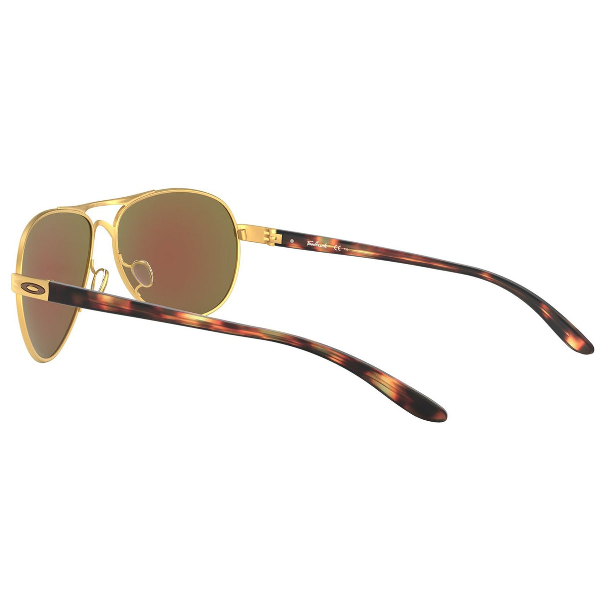 Oakley Feedback Women Sunglasses - Satin Gold / Prizm Violet Polarized Lens
