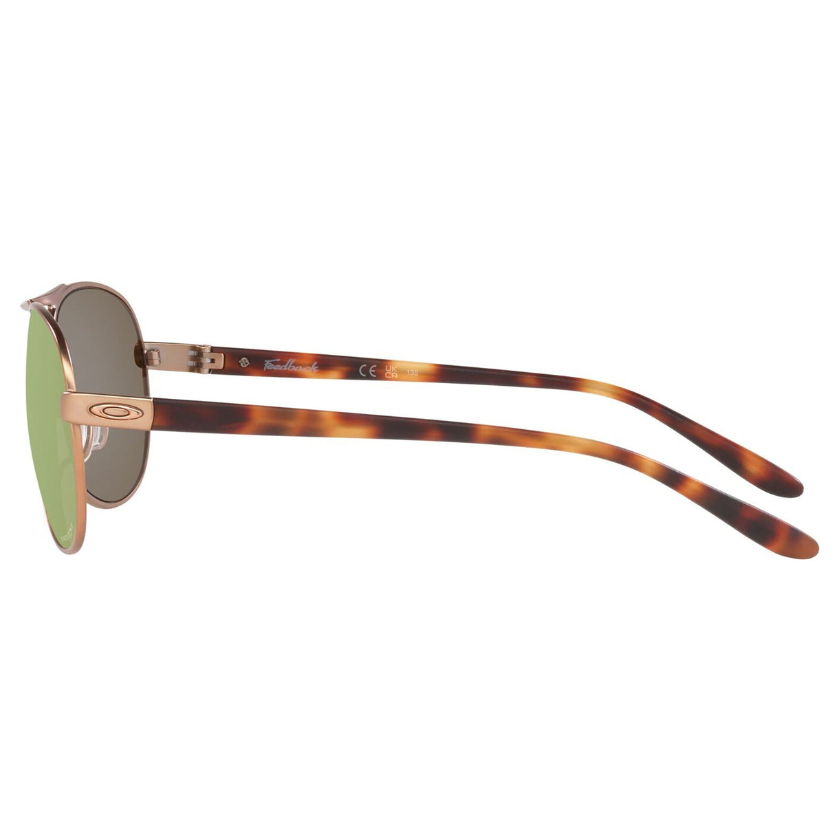 Oakley Feedback Women Sunglasses - Satin Rose Gold / Prizm Rose Gold Lens