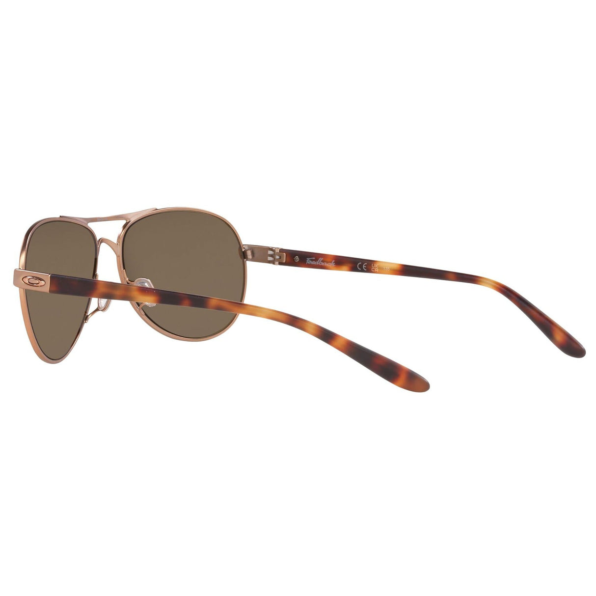 Oakley Feedback Women Sunglasses - Satin Rose Gold / Prizm Rose Gold Lens