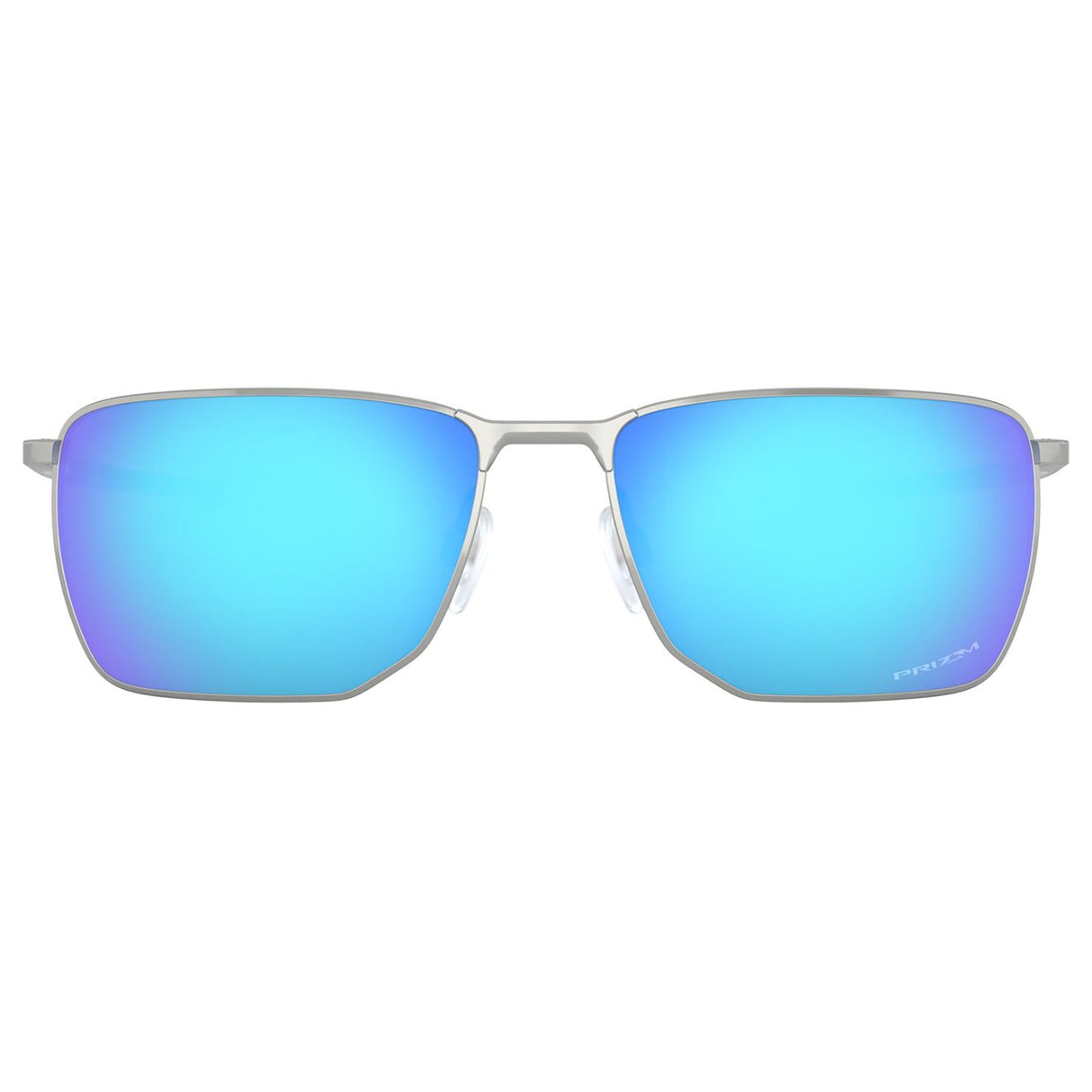 Oakley Ejector Sunglasses - Satin Chrome / Prizm Sapphire Lens