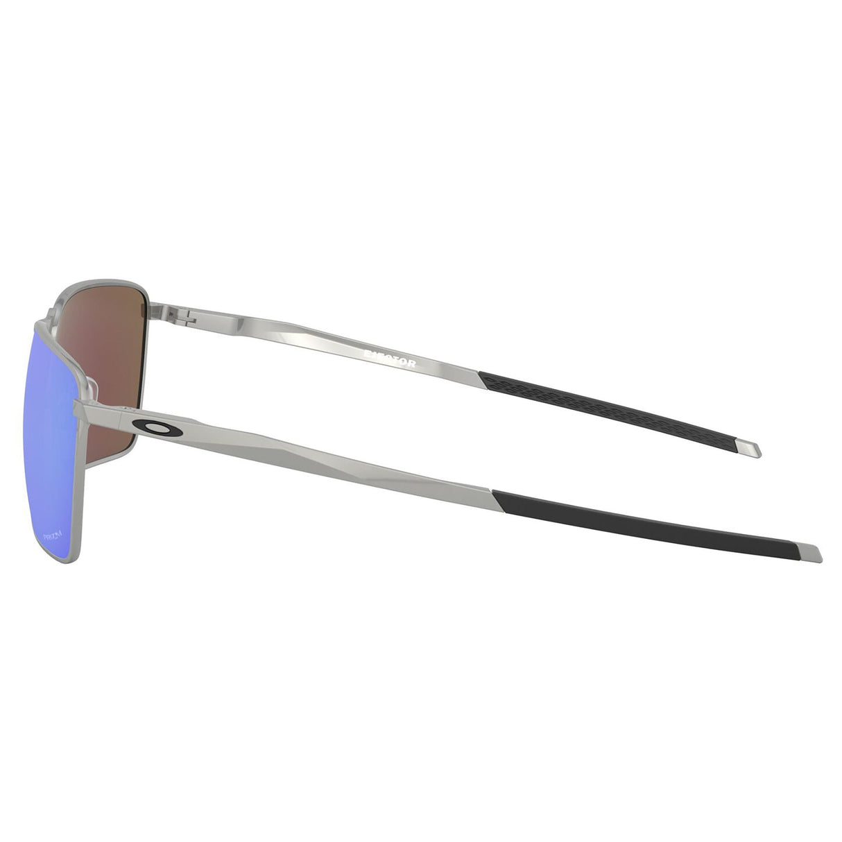 Oakley Ejector Sunglasses - Satin Chrome / Prizm Sapphire Lens