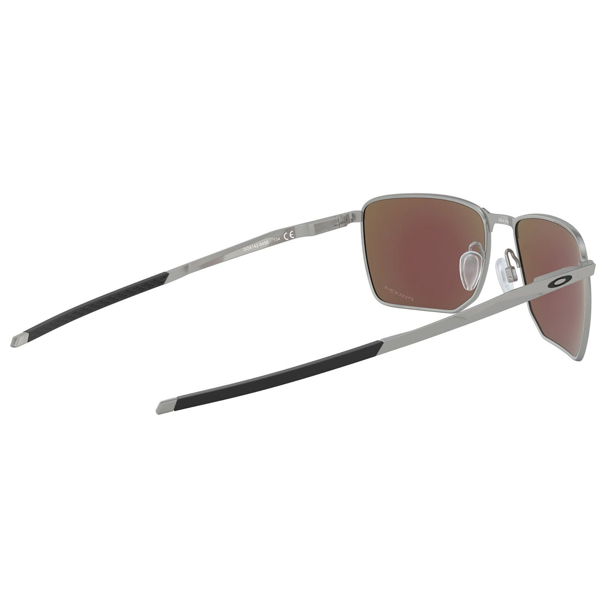 Oakley Ejector Sunglasses - Satin Chrome / Prizm Sapphire Lens