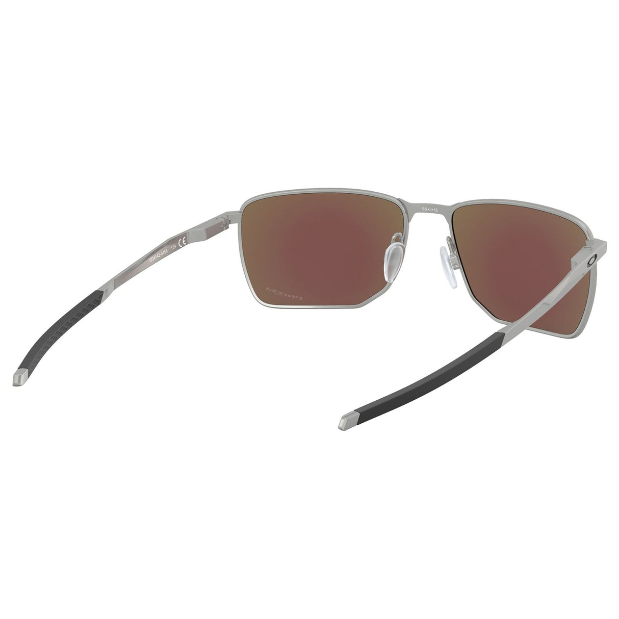 Oakley Ejector Sunglasses - Satin Chrome / Prizm Sapphire Lens
