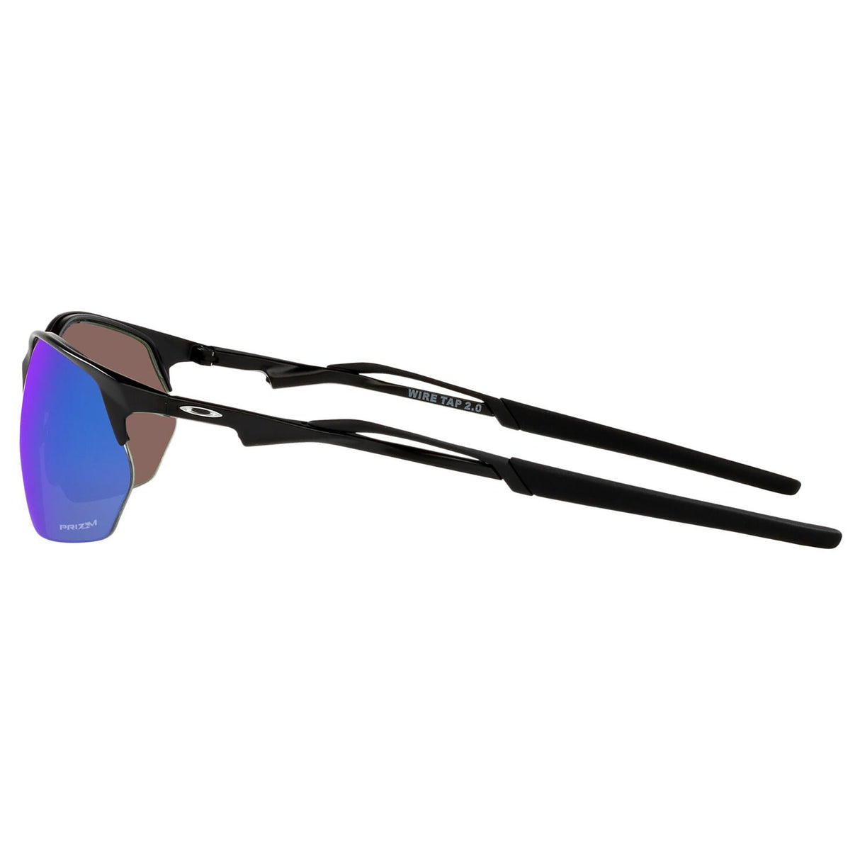 Oakley Wire Tap 2.0 Sunglasses - Satin Black / Prizm Sapphire Lens