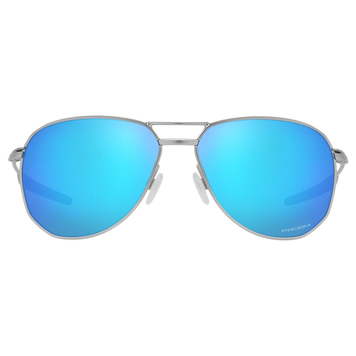 Oakley Contrail Sunglasses - Satin Chrome / Prizm Sapphire Lens