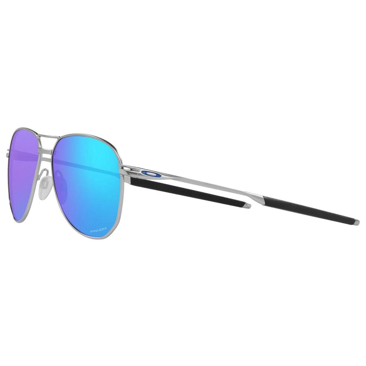 Oakley Contrail Sunglasses - Satin Chrome / Prizm Sapphire Lens