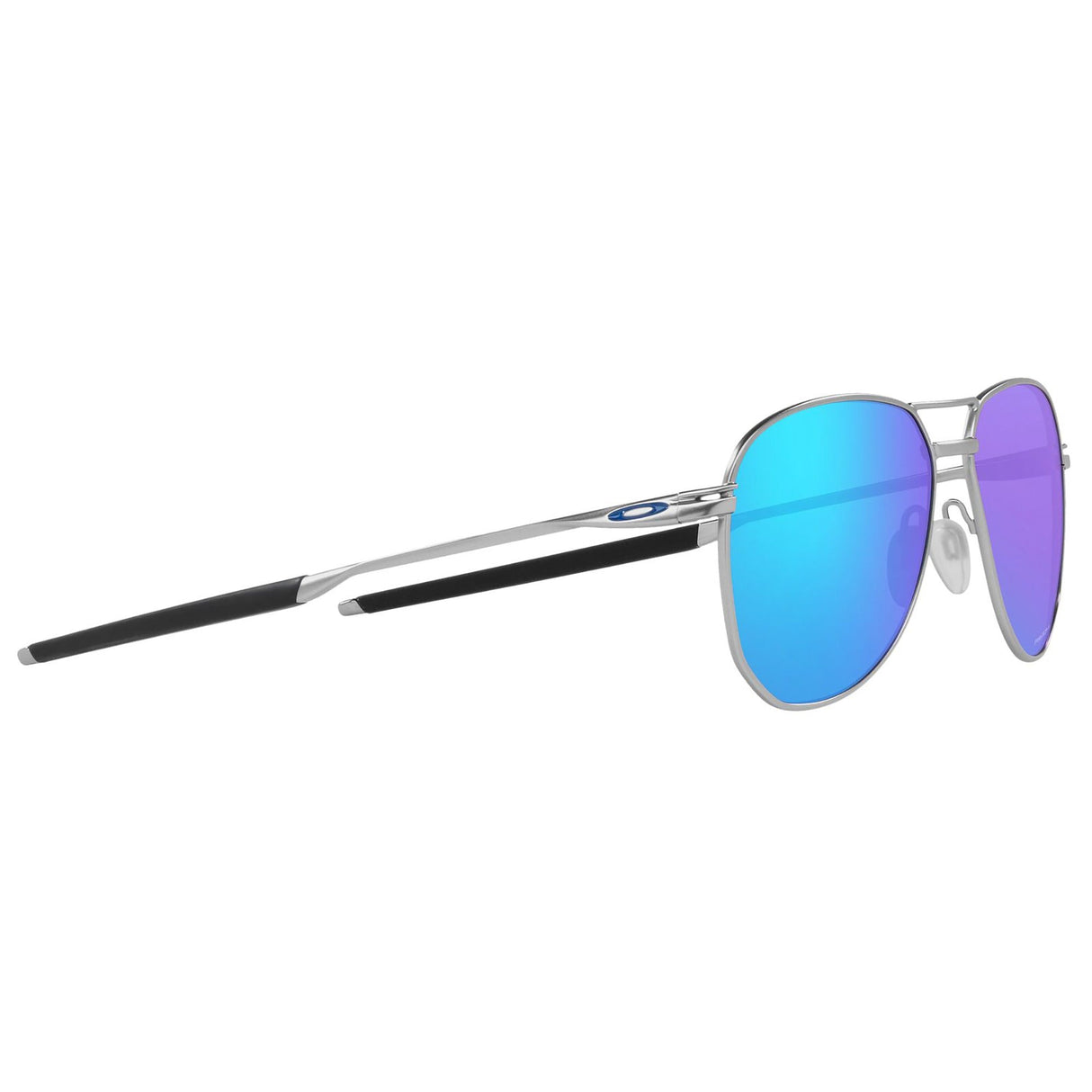 Oakley Contrail Sunglasses - Satin Chrome / Prizm Sapphire Lens