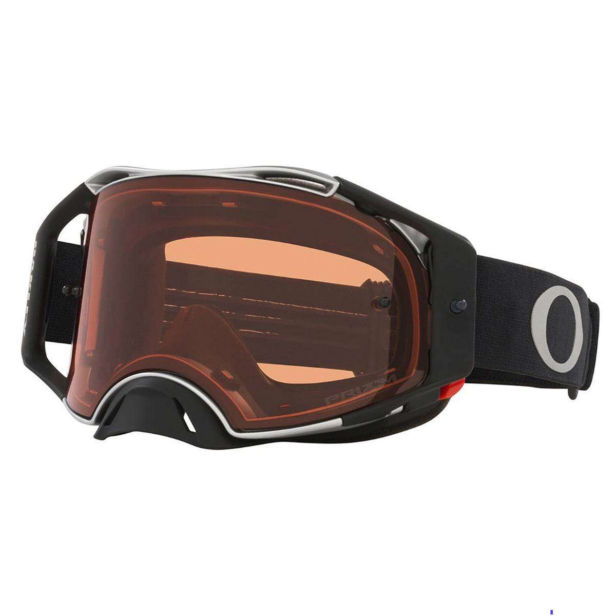 Oakley Airbrake Tuff Blocks Black Gunmetal MX Goggle - Prizm MX Bronze