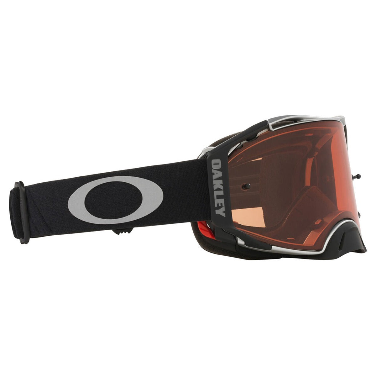 Oakley Airbrake Tuff Blocks Black Gunmetal MX Goggle - Prizm MX Bronze
