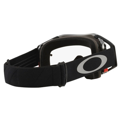 Oakley Airbrake Tuff Blocks Black Gunmetal MX Goggle - Clear