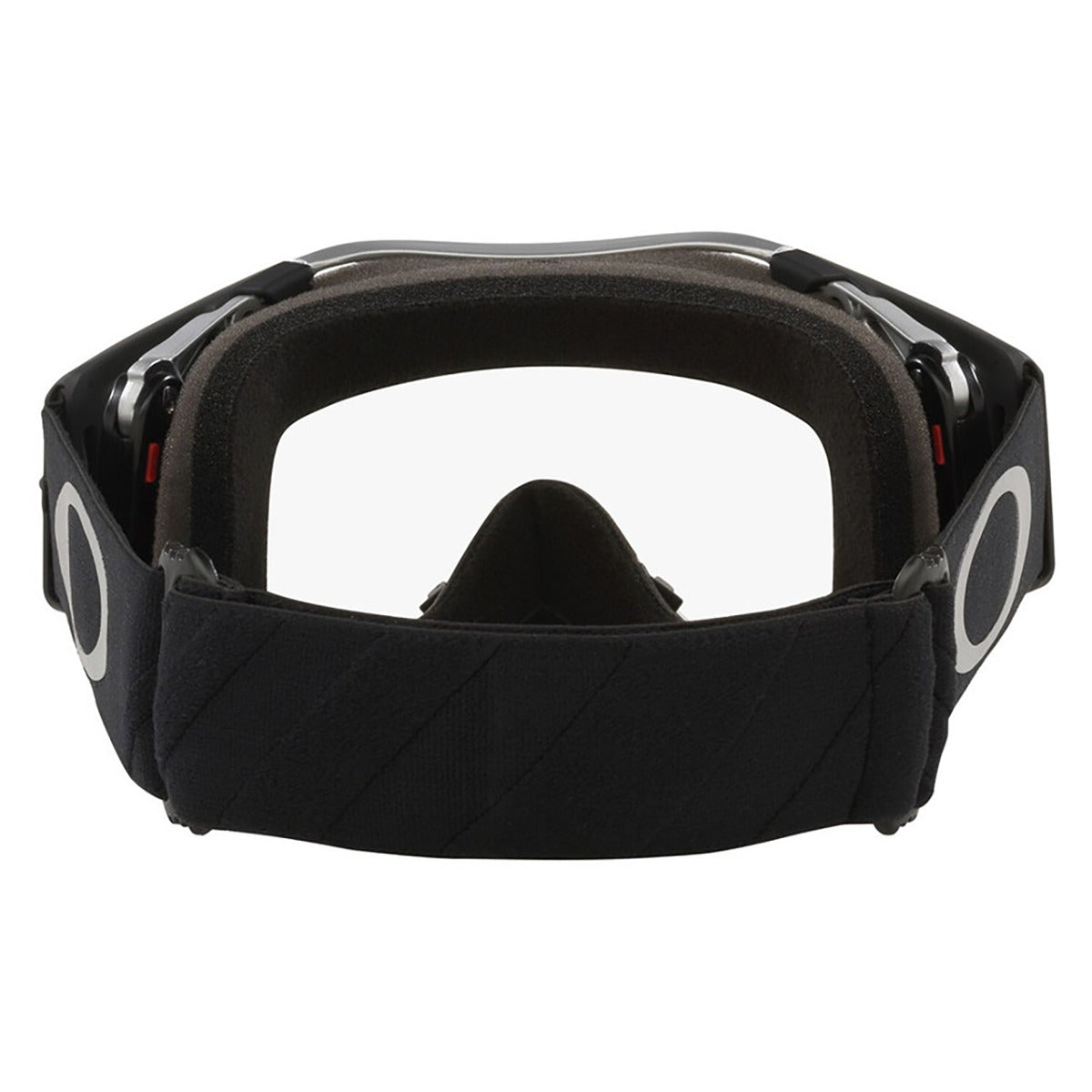 Oakley Airbrake Tuff Blocks Black Gunmetal MX Goggle - Clear