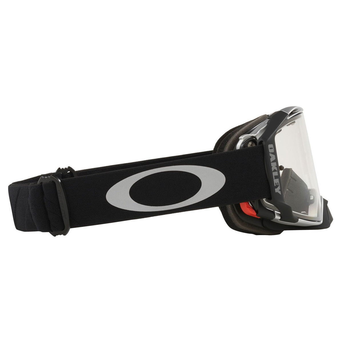 Oakley Airbrake Tuff Blocks Black Gunmetal MX Goggle - Clear