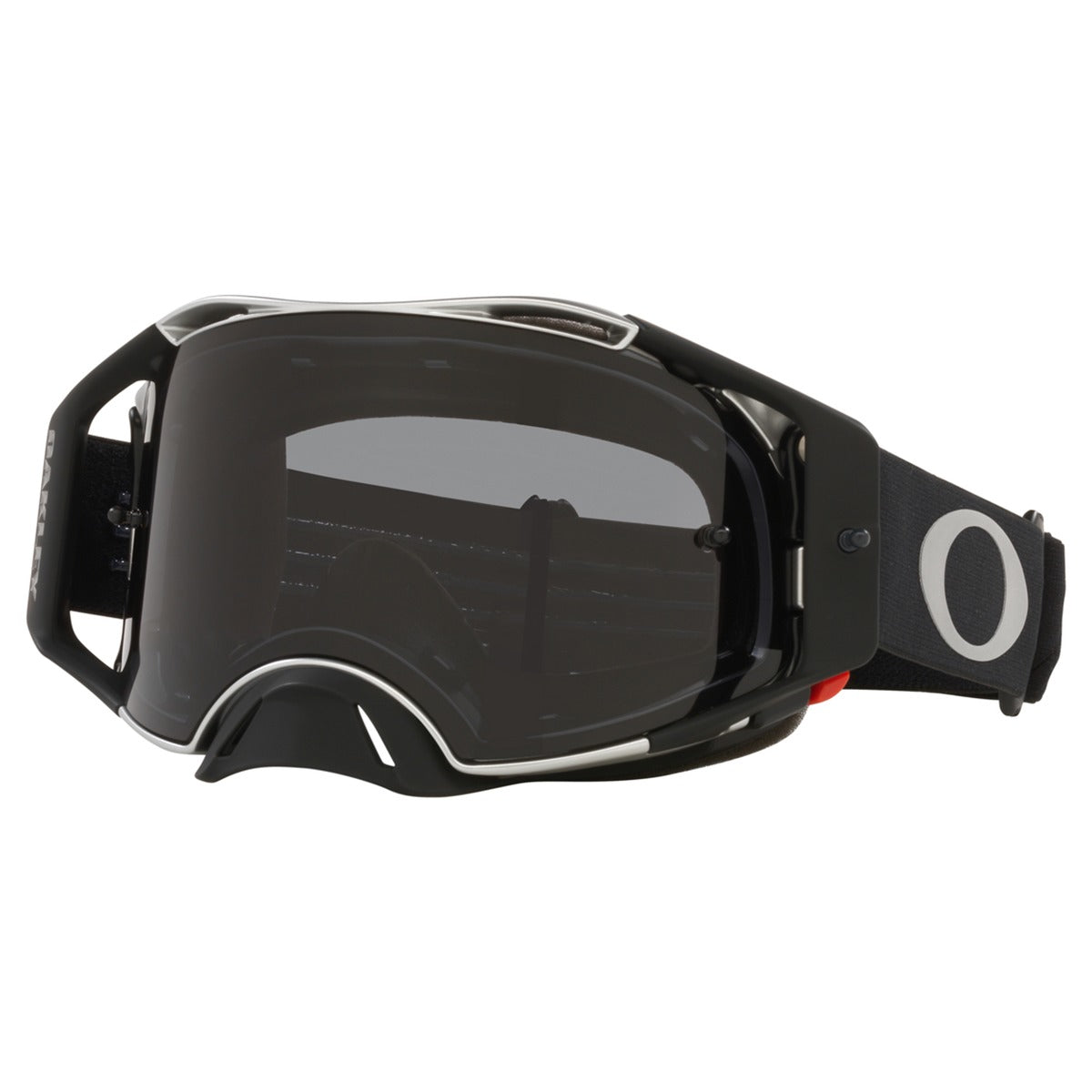 Oakley Airbrake Tuff Blocks Black Gunmetal MX Goggle - Dark Grey