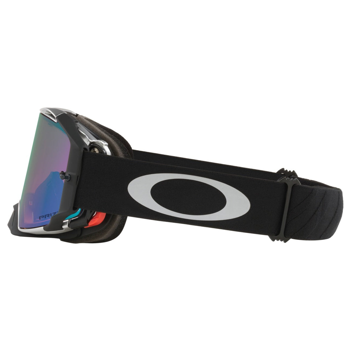 Oakley Airbrake Tuff Blocks Black Gunmetal MX Goggle - Prizm MX Jade Iridium