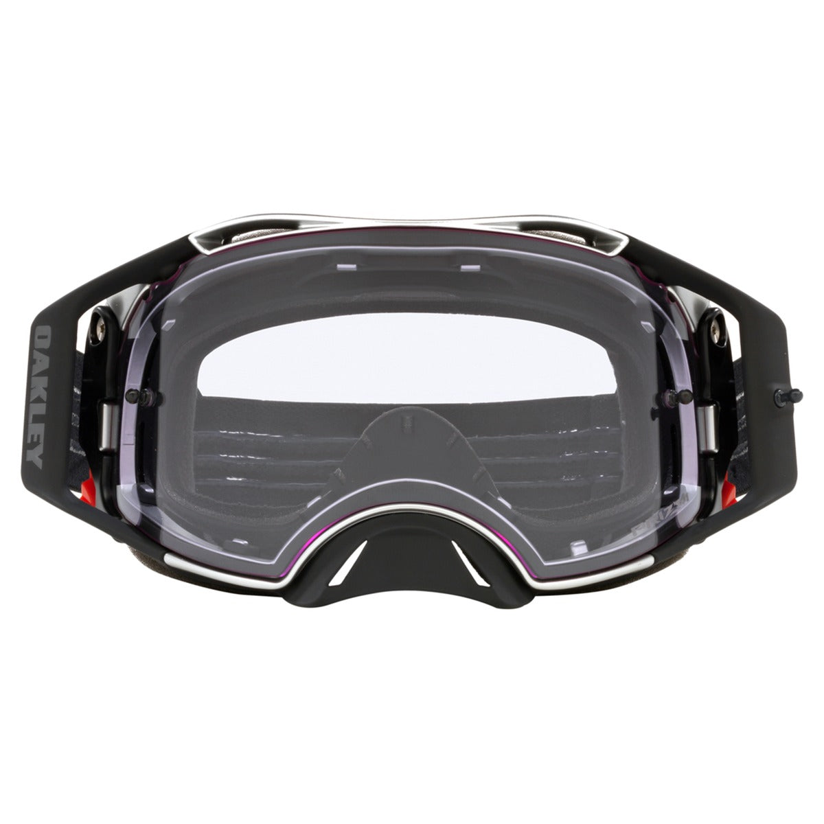 Oakley Airbrake Tuff Blocks Black Gunmetal MX Goggle - Prizm MX Low Light