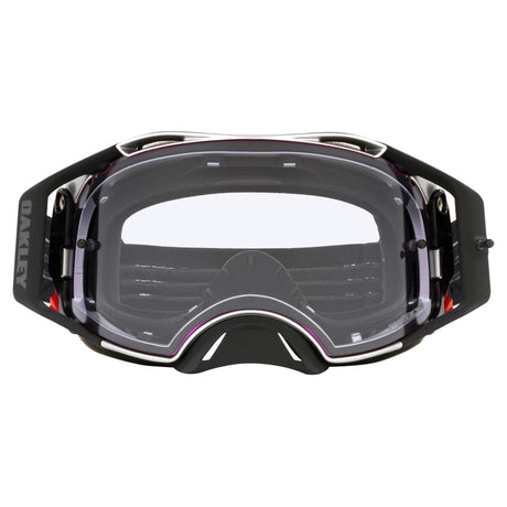 Oakley Airbrake Tuff Blocks Black Gunmetal MX Goggle - Prizm MX Low Light