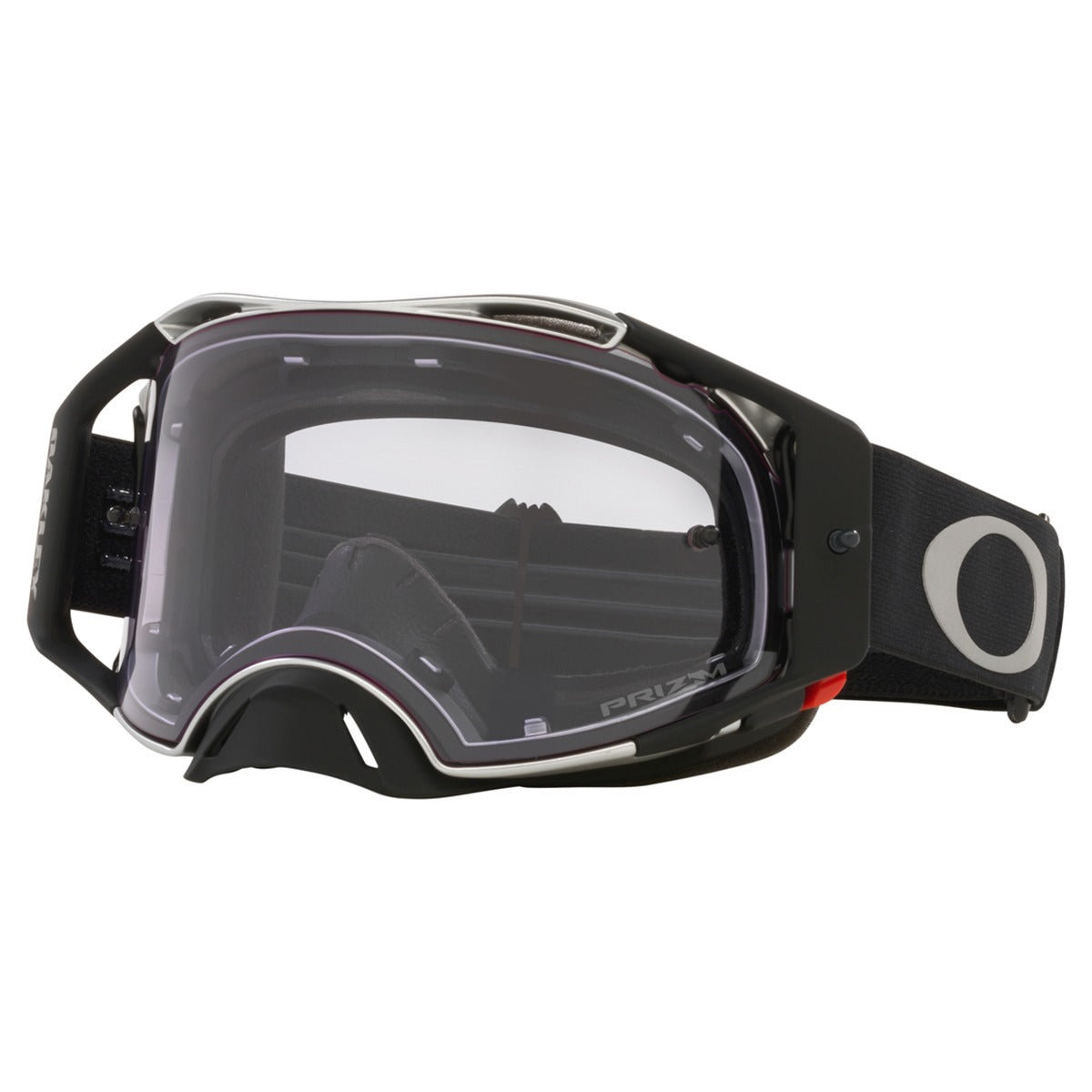 Oakley Airbrake Tuff Blocks Black Gunmetal MX Goggle - Prizm MX Low Light