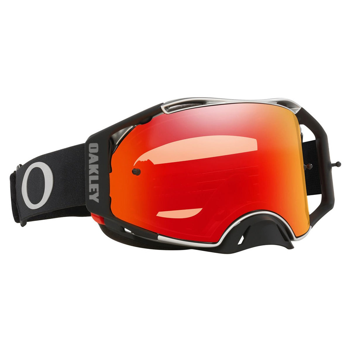 Oakley Airbrake Tuff Blocks Black Gunmetal MX Goggle - Prizm MX Torch Iridium