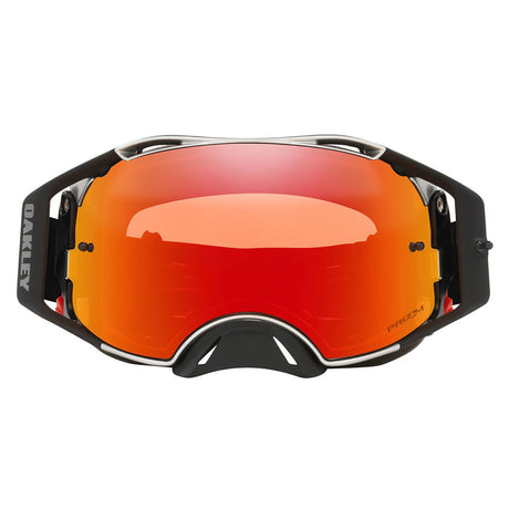 Oakley Airbrake Tuff Blocks Black Gunmetal MX Goggle - Prizm MX Torch Iridium