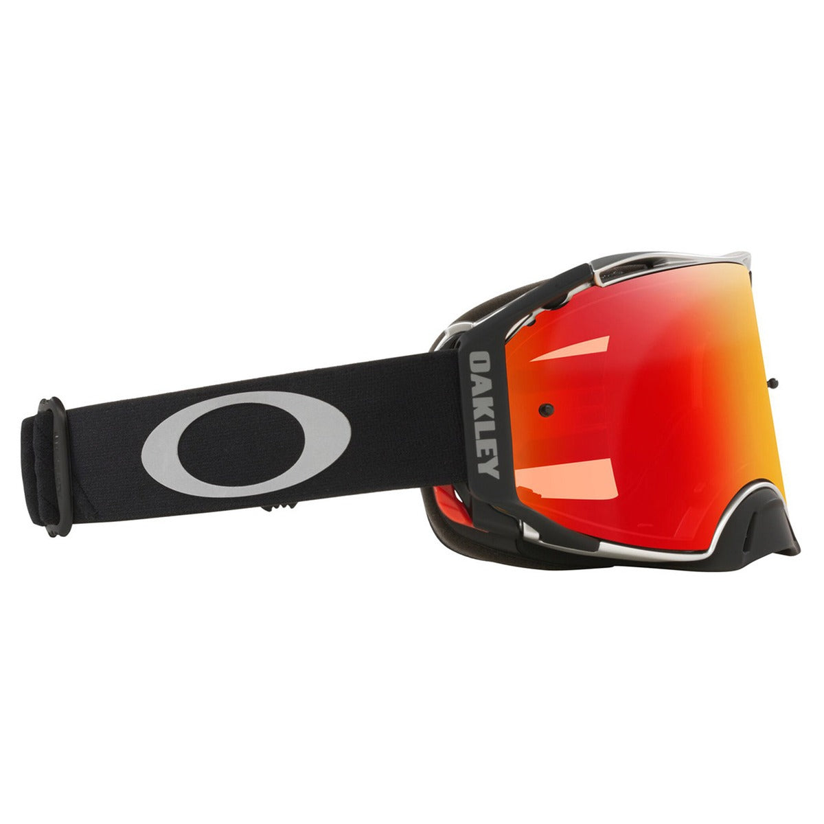 Oakley Airbrake Tuff Blocks Black Gunmetal MX Goggle - Prizm MX Torch Iridium