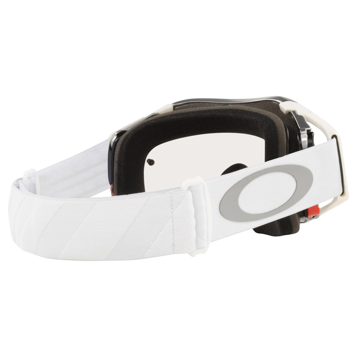 Oakley Airbrake Tuff Blocks White MX Goggle - Clear