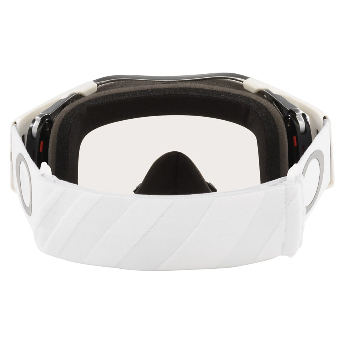 Oakley Airbrake Tuff Blocks White MX Goggle - Clear