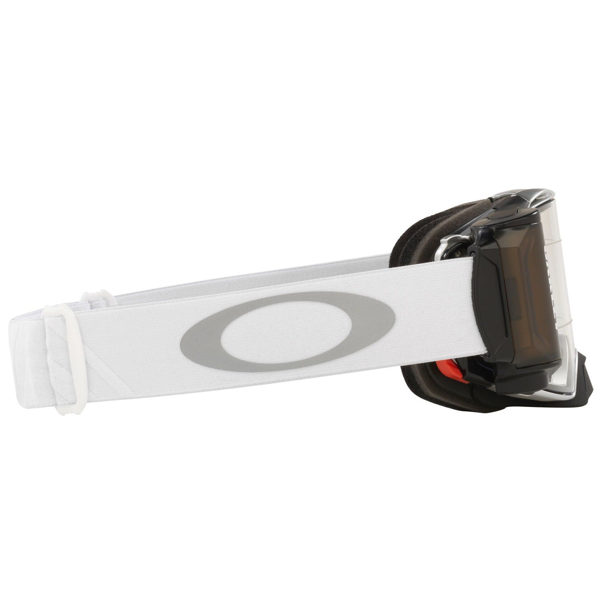 Oakley Airbrake Tuff Blocks White Roll Off MX Goggle - Clear Roll Off