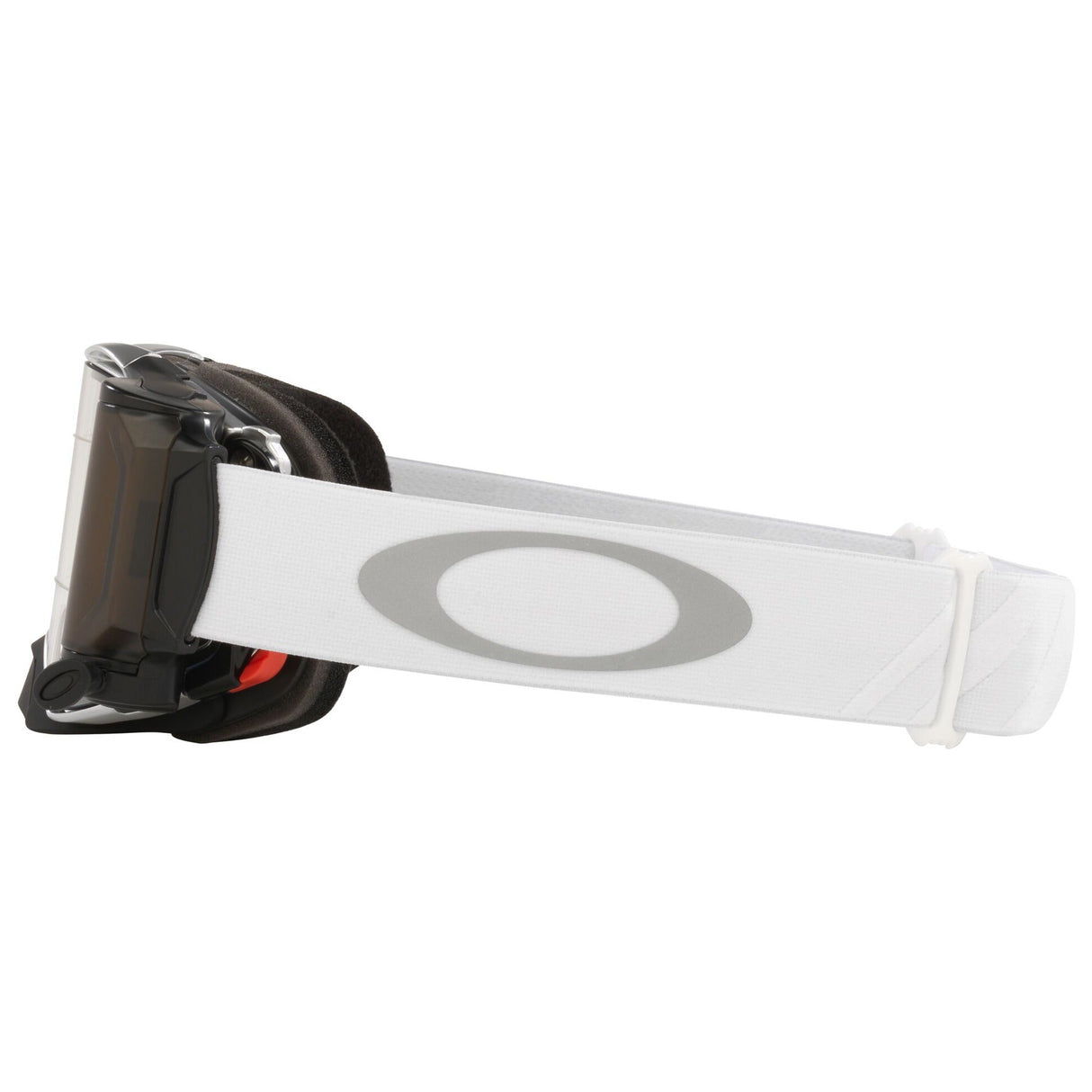 Oakley Airbrake Tuff Blocks White Roll Off MX Goggle - Clear Roll Off