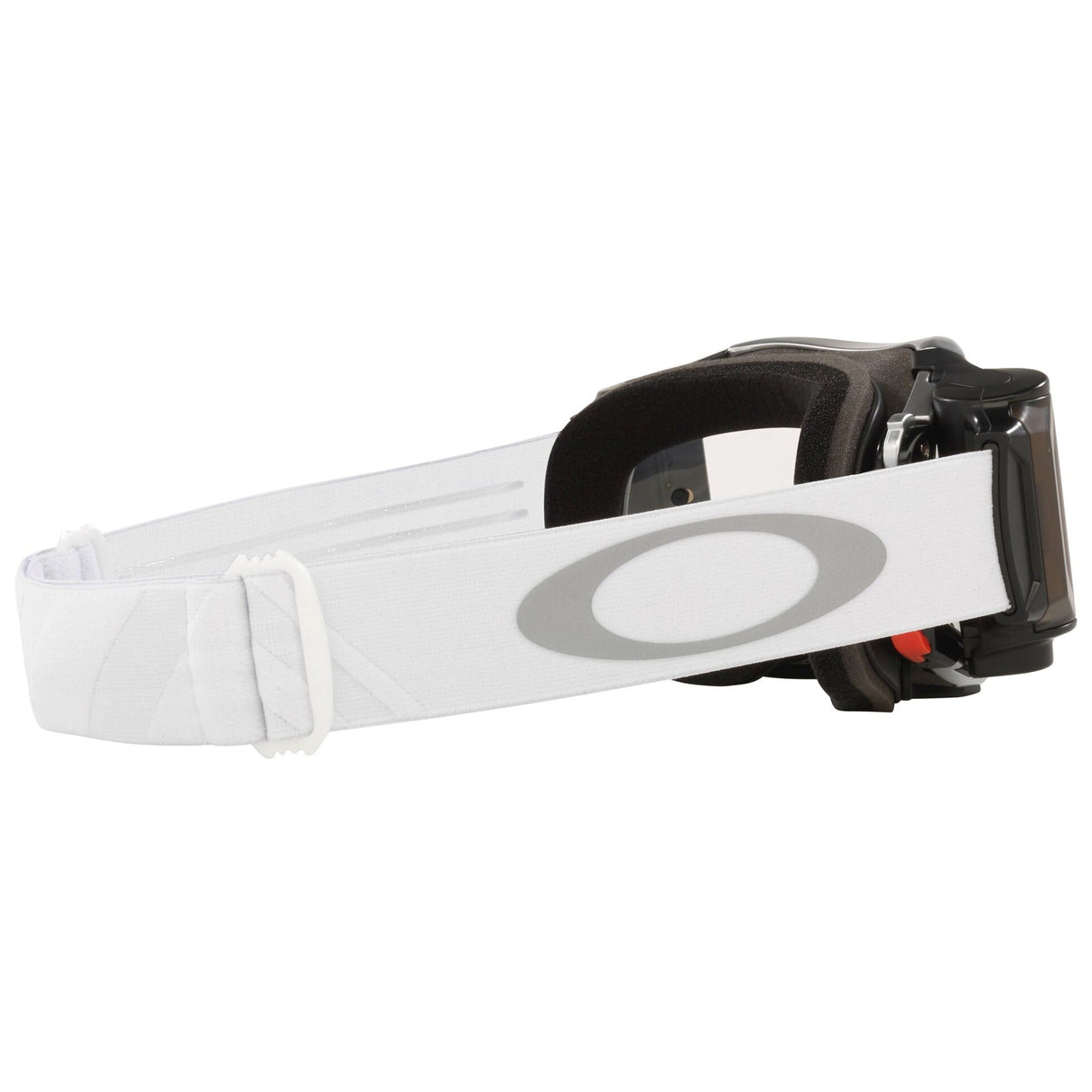 Oakley Airbrake Tuff Blocks White Roll Off MX Goggle - Clear Roll Off