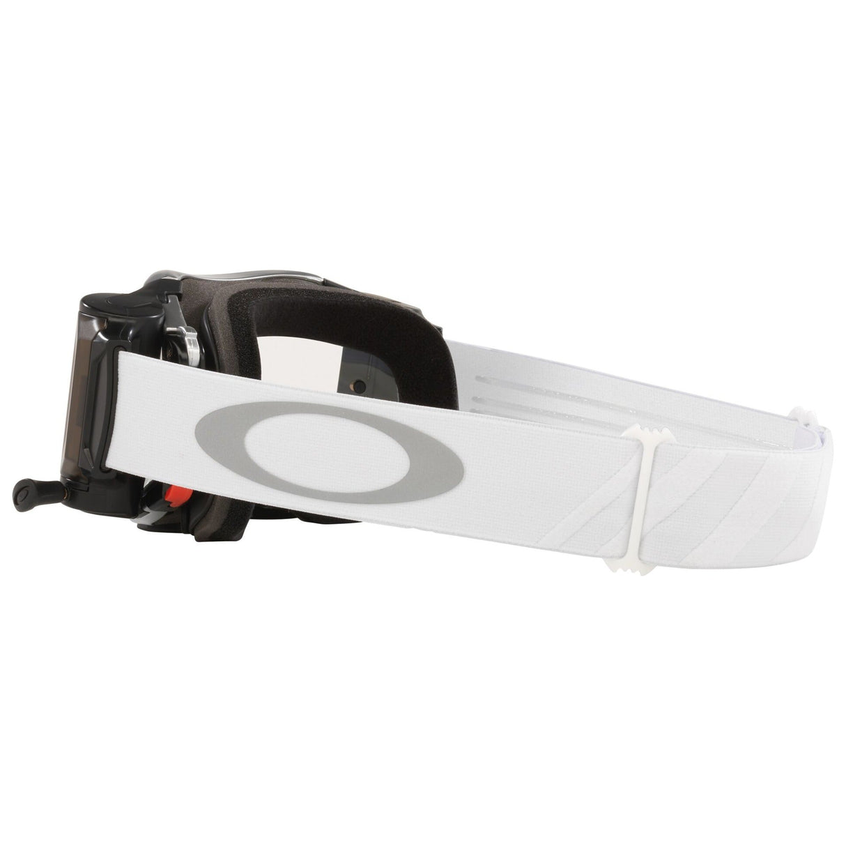 Oakley Airbrake Tuff Blocks White Roll Off MX Goggle - Clear Roll Off