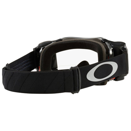 Oakley Airbrake Tuff Blocks Black Gun Roll Off MX Goggle - Clear Roll Off