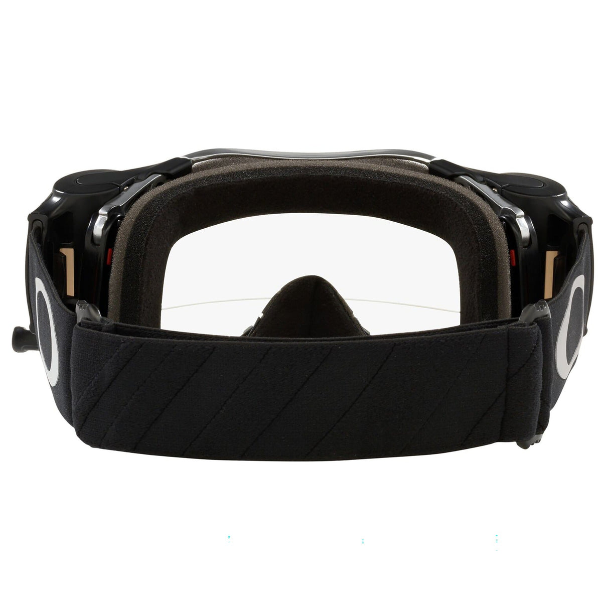 Oakley Airbrake Tuff Blocks Black Gun Roll Off MX Goggle - Clear Roll Off