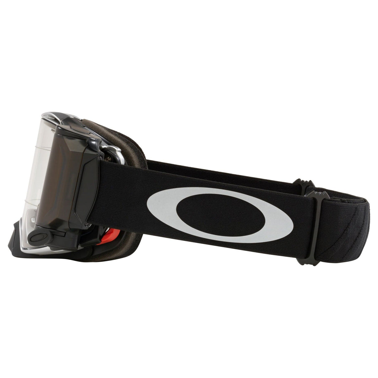 Oakley Airbrake Tuff Blocks Black Gun Roll Off MX Goggle - Clear Roll Off