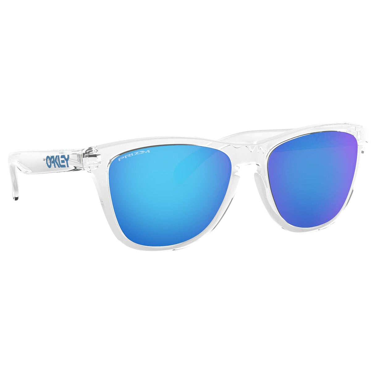 Oakley Frogskins Sunglasses - Crystal Clear / Prizm Sapphire Lens
