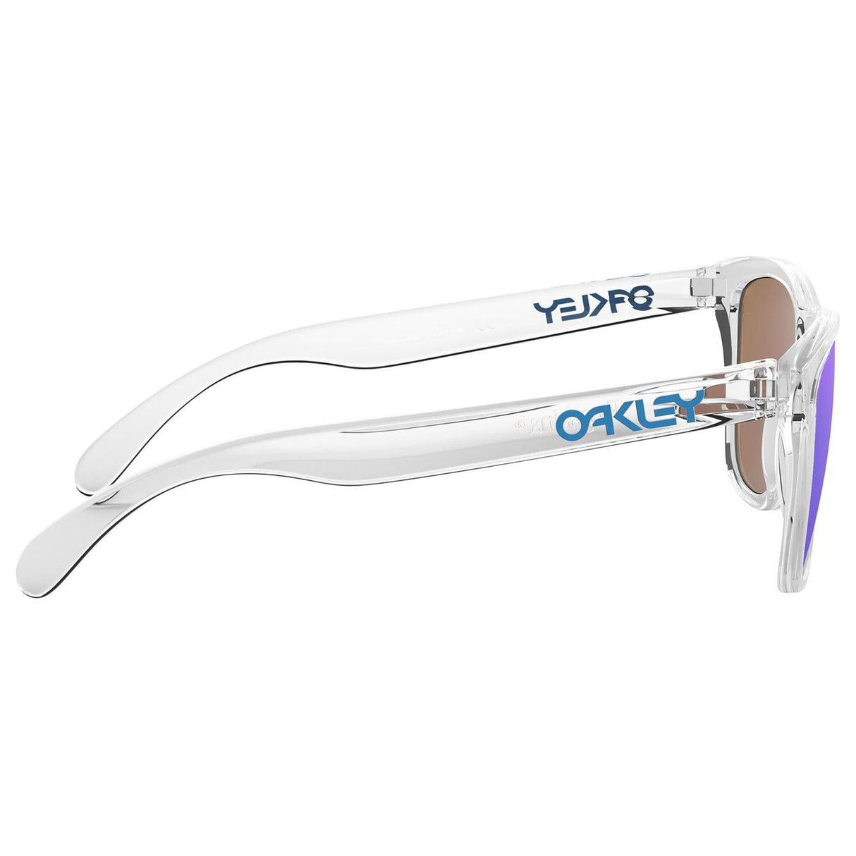 Oakley Frogskins Sunglasses - Crystal Clear / Prizm Sapphire Lens