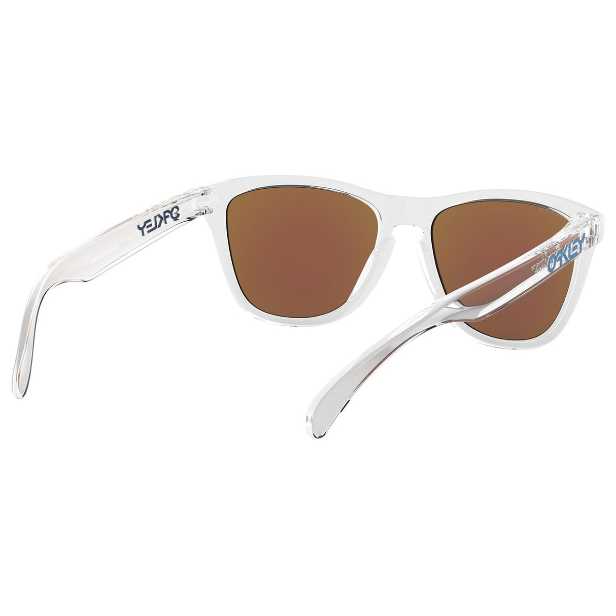 Oakley Frogskins Sunglasses - Crystal Clear / Prizm Sapphire Lens