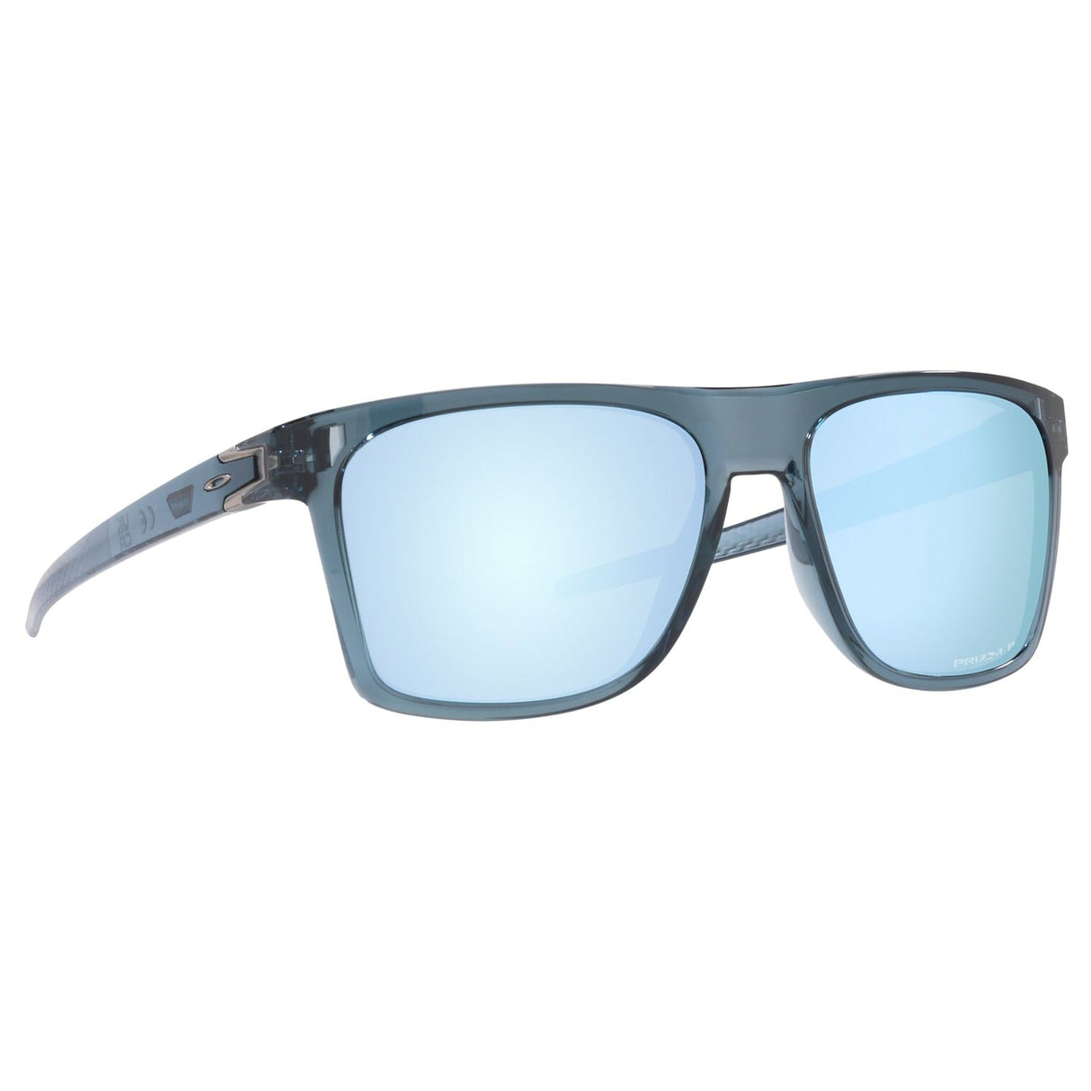 Oakley Leffingwell Sunglasses - Crystal Black / Prizm Deep Water Polar Lens